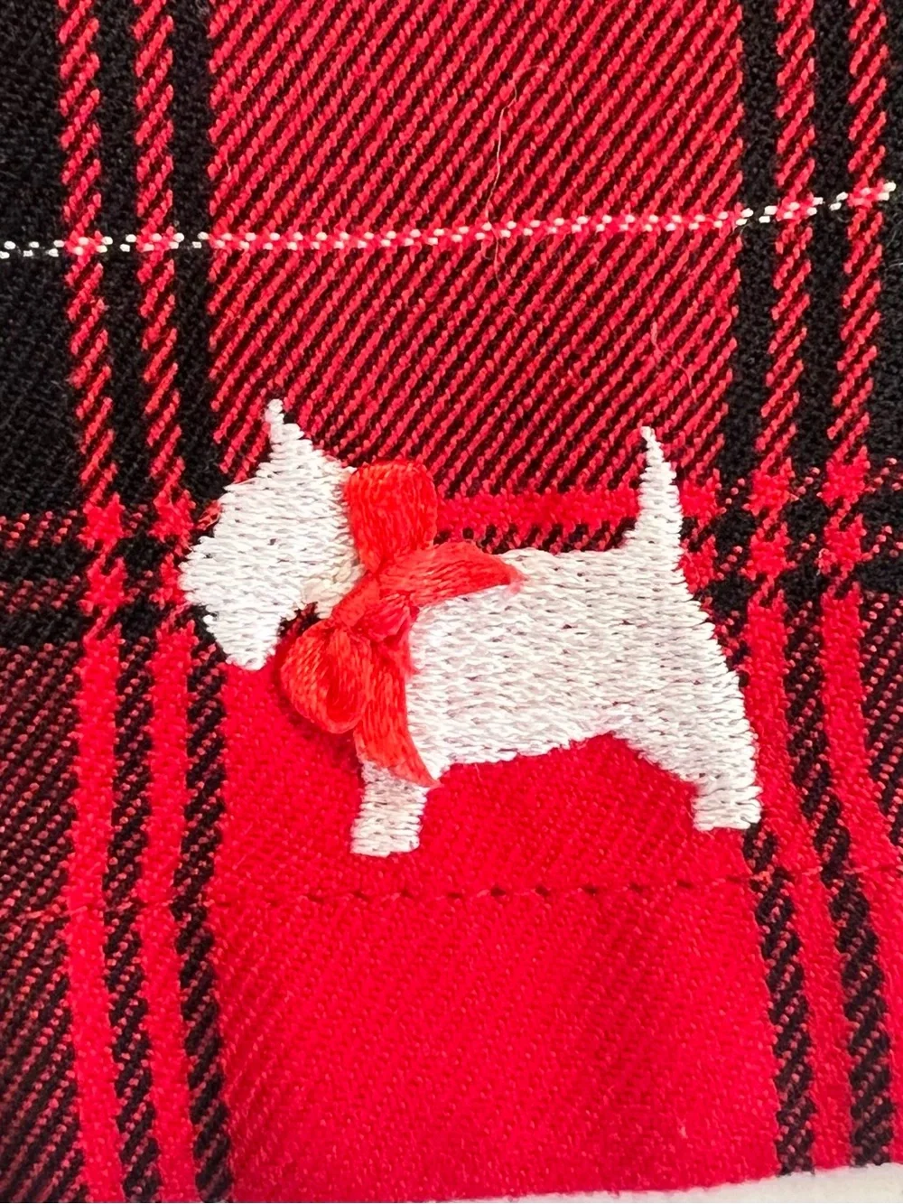 Justice Plaid Pleated Scooter Skort Girls Size 7 Red Tartan Preppy Uniform